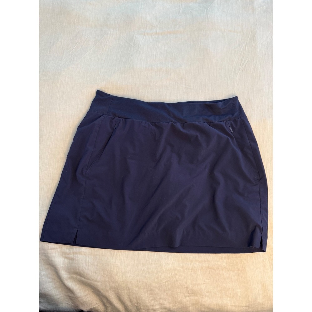 Athleta Soho Navy Skort Size 14 Athletic Golf Tennis Travel Athleisure